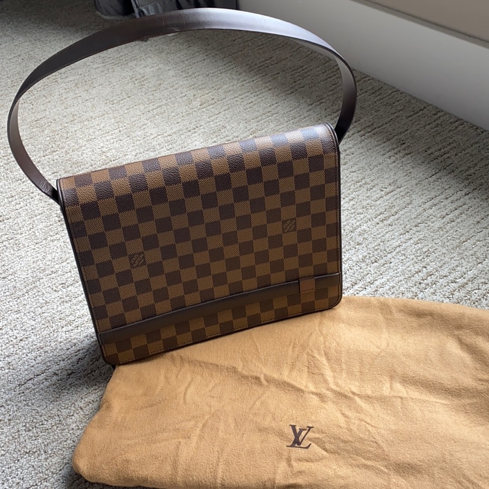 Louis Vuitton Vintage Damier Ebena Tribeca Handbag